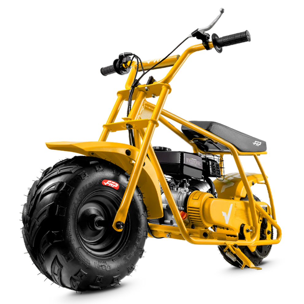 Yellow FRP GMB100 Mini Bike