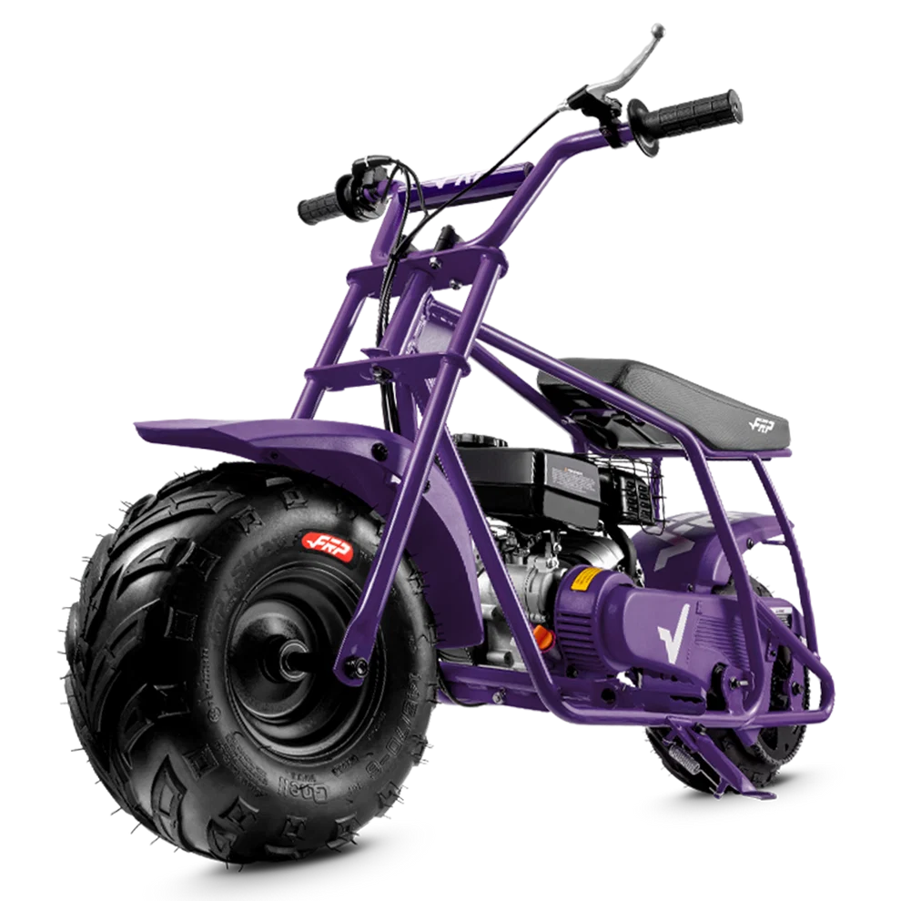 Purple FRP GMB100 Mini Bike